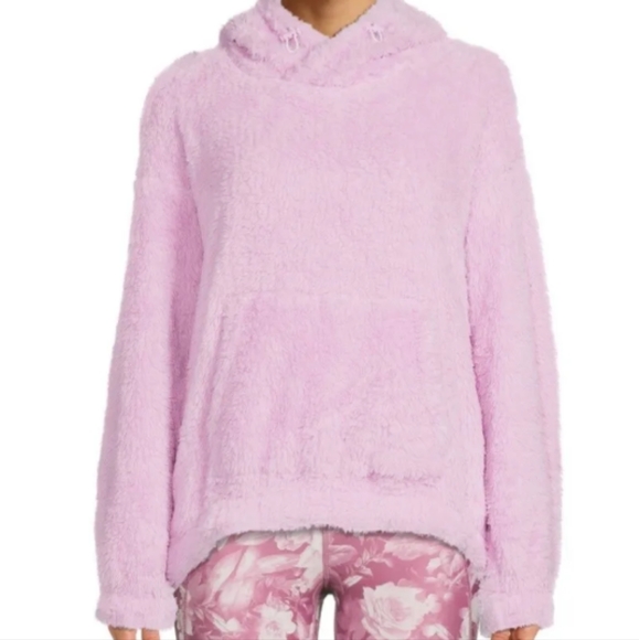 Athletic Works | Sweaters | Athletic Works Womens Soft Plush Faux Sherpa  Pullover Hoodie | Poshmark